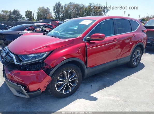 5J6RW1H58MA012807 2021 HONDA CR-V Burgundy წინა მარცხენა ხედი სამი მეოთხედიდან