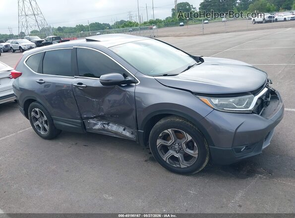 5J6RW1H59HL007741 2017 HONDA CR-V Gray Вид задньої частини салону