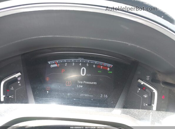 5J6RW1H59KA034859 2019 HONDA CR-V Silver Rear seats view