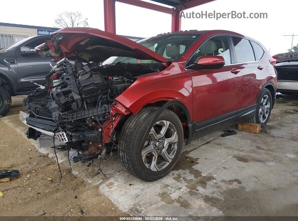 5J6RW1H82JL008357 2018 HONDA CR-V Red Przód lewy