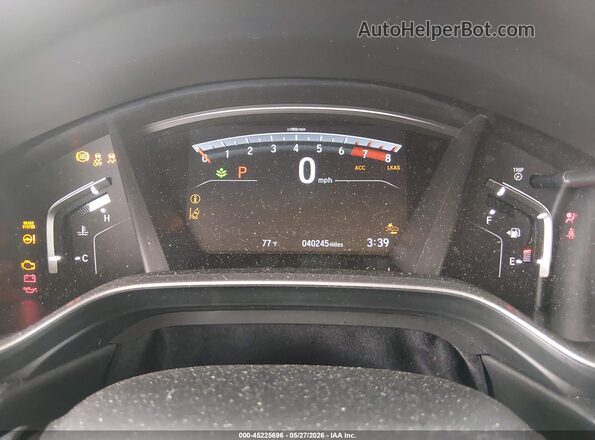 5J6RW1H82JL008357 2018 HONDA CR-V Red Widok tylnych siedzeń