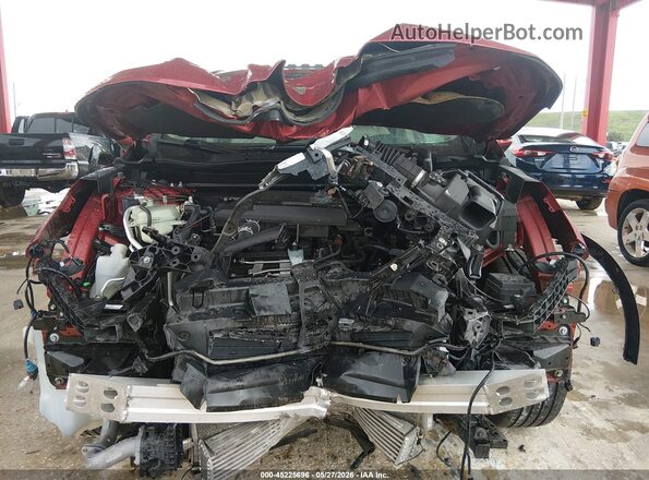 5J6RW1H82JL008357 2018 HONDA CR-V Red Widok wnętrza z tyłu