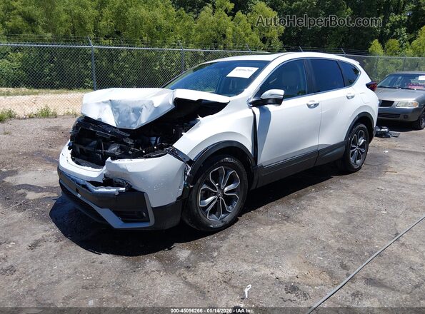 5J6RW1H82ML004717 2021 HONDA CR-V Белый Передняя левая четверть