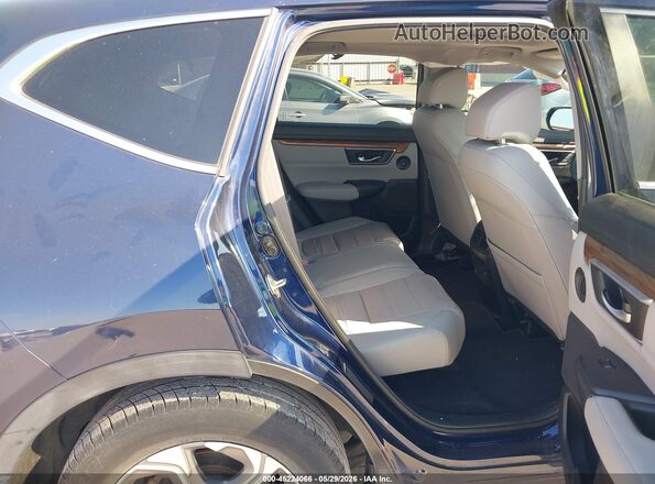 5J6RW1H87KA012109 2019 HONDA CR-V Blue VIN կոդի պիտակի տեսք