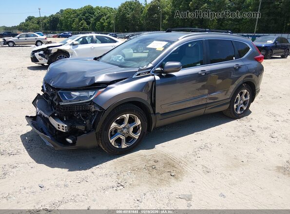 5J6RW1H87KA018377 2019 HONDA CR-V Gray Przód lewy