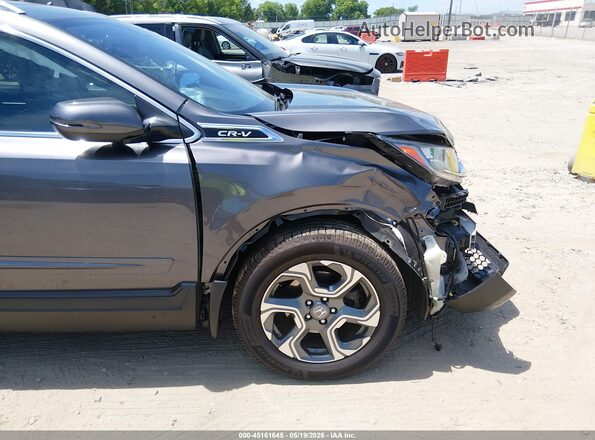 5J6RW1H87KA018377 2019 HONDA CR-V Gray 