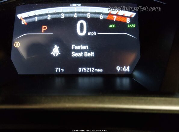 5J6RW1H89KA032667 2019 HONDA CR-V Blue 
