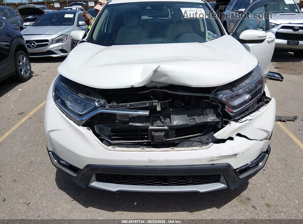 5J6RW1H98JL015595 2018 HONDA CR-V Белый Вид спереди