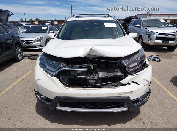 5J6RW1H98JL015595 2018 HONDA CR-V Белый Вид задней части салона