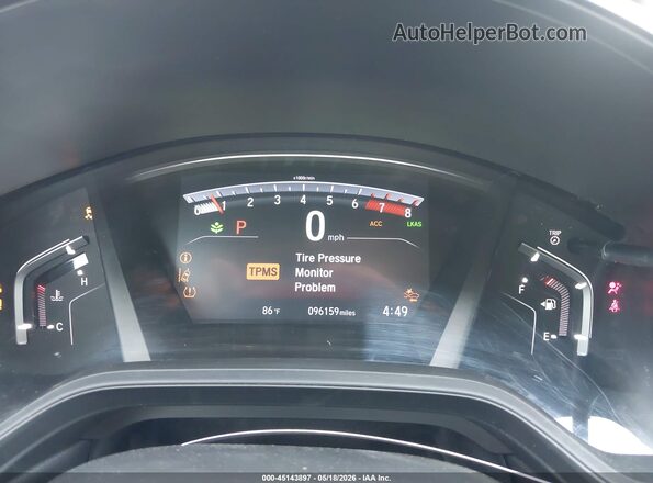 5J6RW2H29LL029985 2020 HONDA CR-V Silver Widok tylnych siedzeń