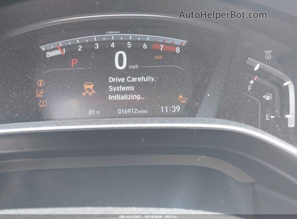 5J6RW2H51LA022552 2020 HONDA CR-V Gray Widok tylnych siedzeń