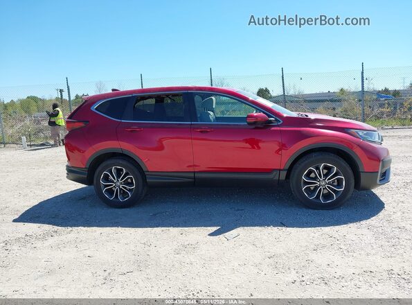 5J6RW2H51ML019558 2021 HONDA CR-V Red Widok wnętrza z tyłu