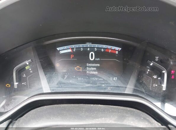 5J6RW2H52HL034155 2017 HONDA CR-V Gray Vista de los asientos traseros