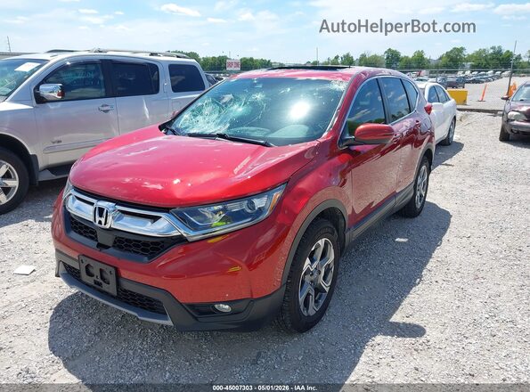 5J6RW2H53KL012415 2019 HONDA CR-V Красный Передняя левая четверть
