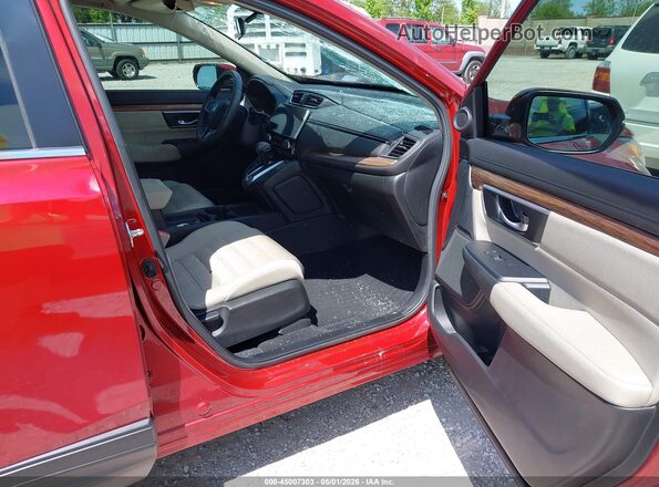 5J6RW2H53KL012415 2019 HONDA CR-V Красный Вид салона спереди