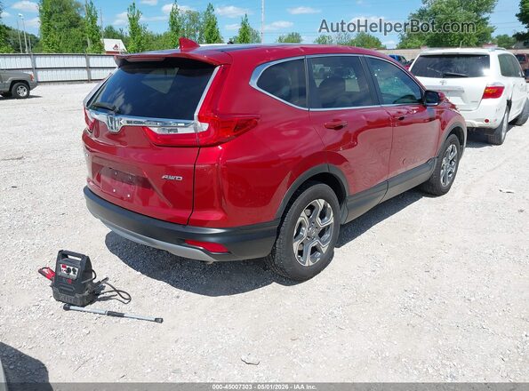 5J6RW2H53KL012415 2019 HONDA CR-V Красный Задняя правая четверть