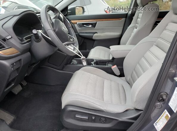 5J6RW2H54KA007557 2019 HONDA CR-V Gray Front interior view