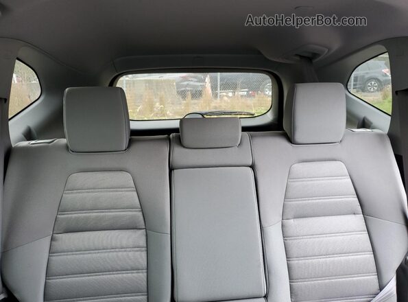5J6RW2H54KA007557 2019 HONDA CR-V Gray Rear seats view
