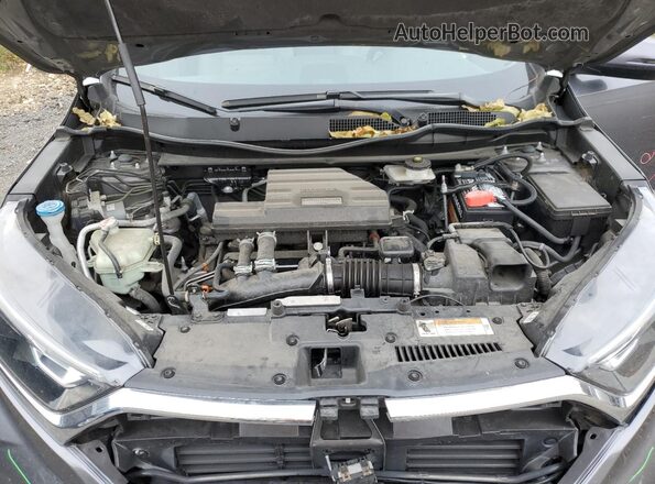 5J6RW2H54KA007557 2019 HONDA CR-V Gray Engine compartment view