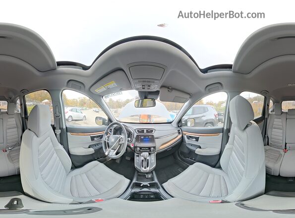 5J6RW2H54KA007557 2019 HONDA CR-V Gray 360 interior view