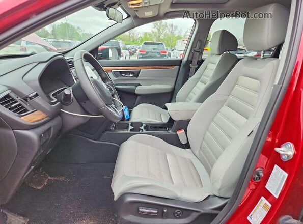 5J6RW2H54NA010916 2022 HONDA CR-V Burgundy Widok wnętrza z przodu