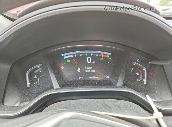 5J6RW2H54NA010916 2022 HONDA CR-V Burgundy Widok zestawu wskaźników