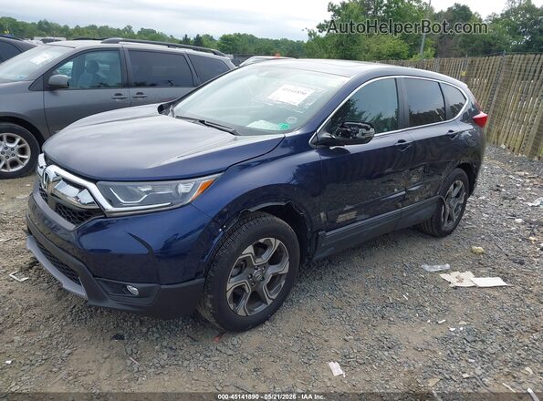 5J6RW2H55HL079073 2017 HONDA CR-V Navy Передня ліва чверть
