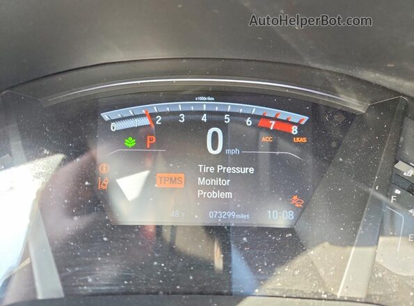 5J6RW2H55JL035337 2018 HONDA CR-V Silver Widok zestawu wskaźników