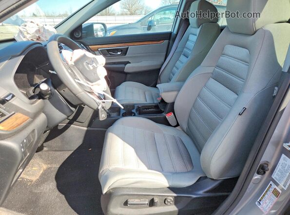 5J6RW2H55JL035337 2018 HONDA CR-V Silver Widok wnętrza z przodu