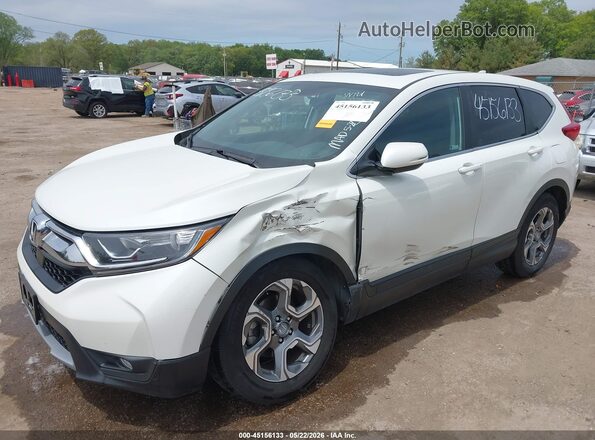 5J6RW2H56JL021902 2018 HONDA CR-V White Widok z przodu
