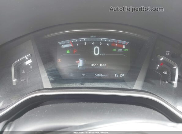 5J6RW2H56JL021902 2018 HONDA CR-V White Widok tylnych siedzeń