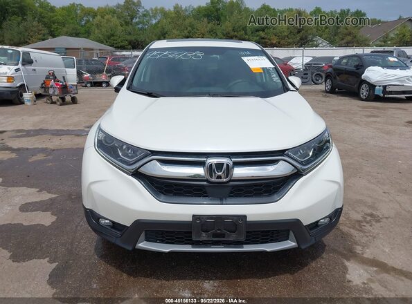 5J6RW2H56JL021902 2018 HONDA CR-V White Widok zestawu wskaźników