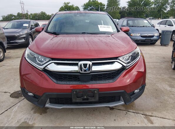 5J6RW2H57KL017150 2019 HONDA CR-V Red ხელსაწყოთა პანელის ხედი