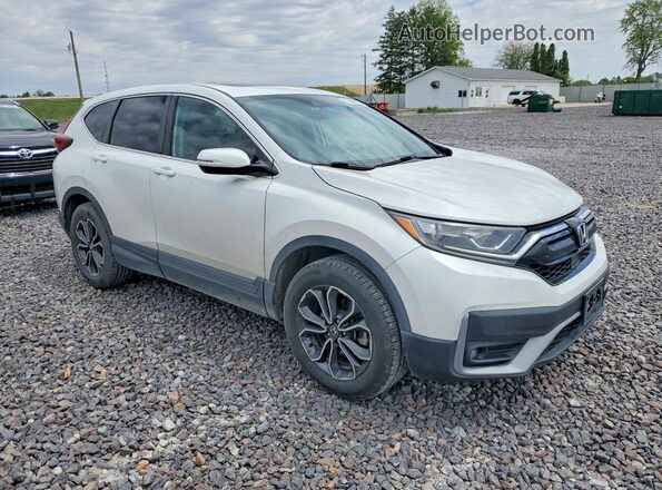 5J6RW2H59LL026580 2020 HONDA CR-V Белый Передняя правая четверть