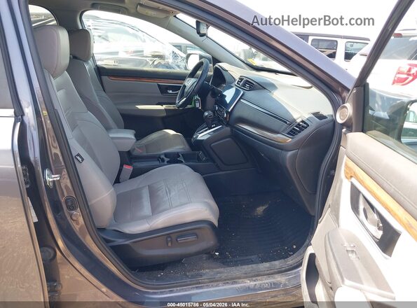 5J6RW2H80LL038143 2020 HONDA CR-V Gray Vista interior delantera