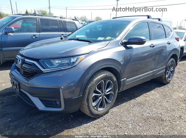 5J6RW2H80LL038143 2020 HONDA CR-V Gray Vista tres cuartos delantera izquierda