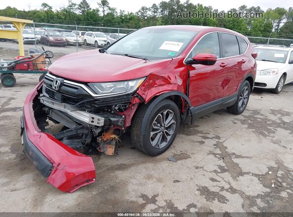 5J6RW2H82MA016044 2021 HONDA CR-V Red წინა მარცხენა ხედი სამი მეოთხედიდან