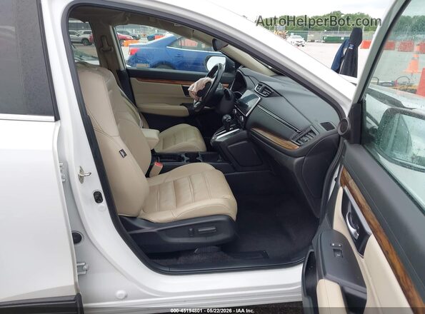 5J6RW2H83KA001680 2019 HONDA CR-V White Front interior view