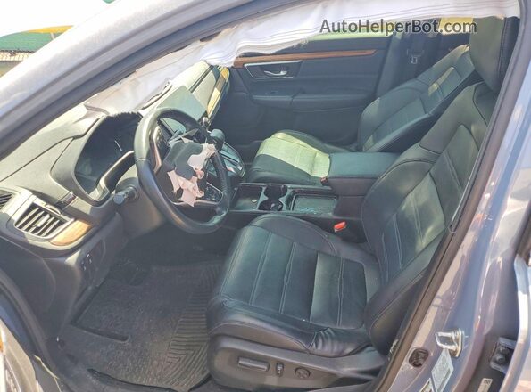 5J6RW2H85LL011990 2020 HONDA CR-V Серый Вид салона спереди