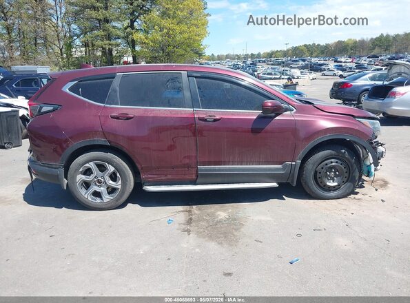 5J6RW2H86KL024794 2019 HONDA CR-V Бордовый 