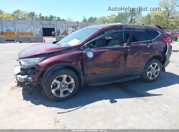 5J6RW2H86KL024794 2019 HONDA CR-V Бордовый 