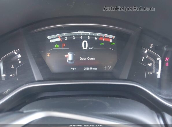 5J6RW2H87HL019290 2017 HONDA CR-V Blue Widok tylnych siedzeń