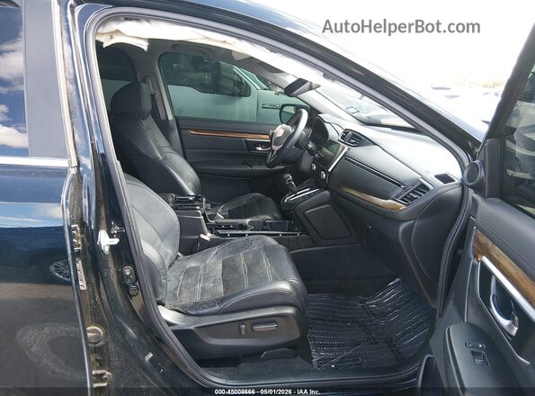 5J6RW2H88ML001343 2021 HONDA CR-V Black Widok wnętrza z przodu