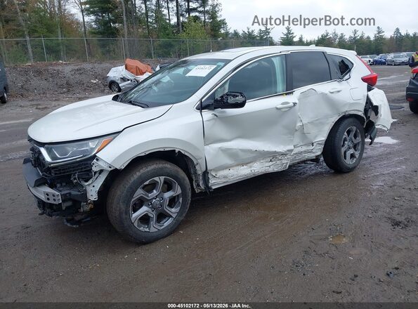 5J6RW2H8XHL078916 2017 HONDA CR-V White Vista tres cuartos delantera izquierda