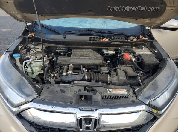 5J6RW2H91JL012110 2018 HONDA CR-V Beige Engine compartment view