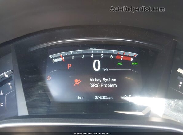 5J6RW2H91LL007007 2020 HONDA CR-V White 