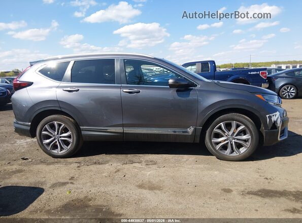 5J6RW2H92NL000893 2022 HONDA CR-V Gray Вид задньої частини салону