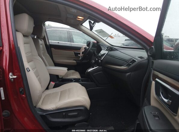 5J6RW2H98HL003754 2017 HONDA CR-V Red Vista interior delantera
