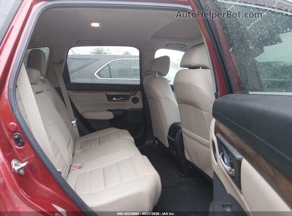 5J6RW2H98HL003754 2017 HONDA CR-V Red Vista de la etiqueta del VIN