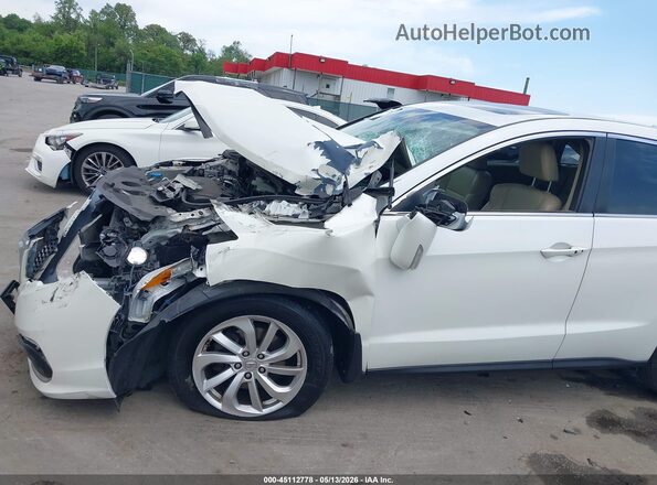 5J8TB4H34GL025233 2016 ACURA RDX White 